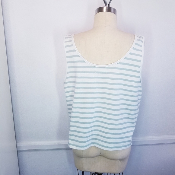 NEW‎ Madewell Boxy-Crop Tank Top in Crawley Stripe XL - Picture 8 of 13